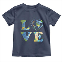 Earth Day Toddler T Shirt Heart Environmental Nature Recycling Lovers