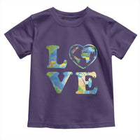 Earth Day Toddler T Shirt Heart Environmental Nature Recycling Lovers