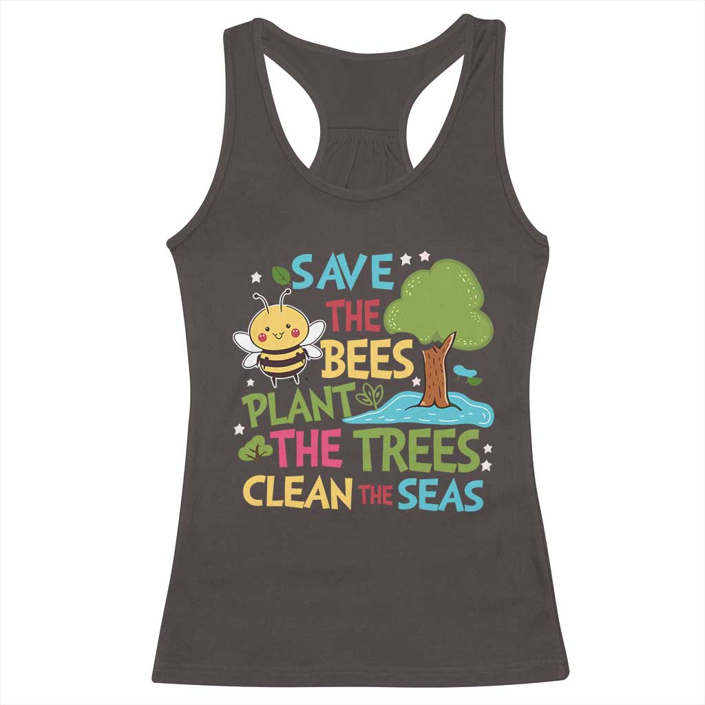 Earth Day Racerback Tank Top Funny Awesome Environmental Nature Recycling