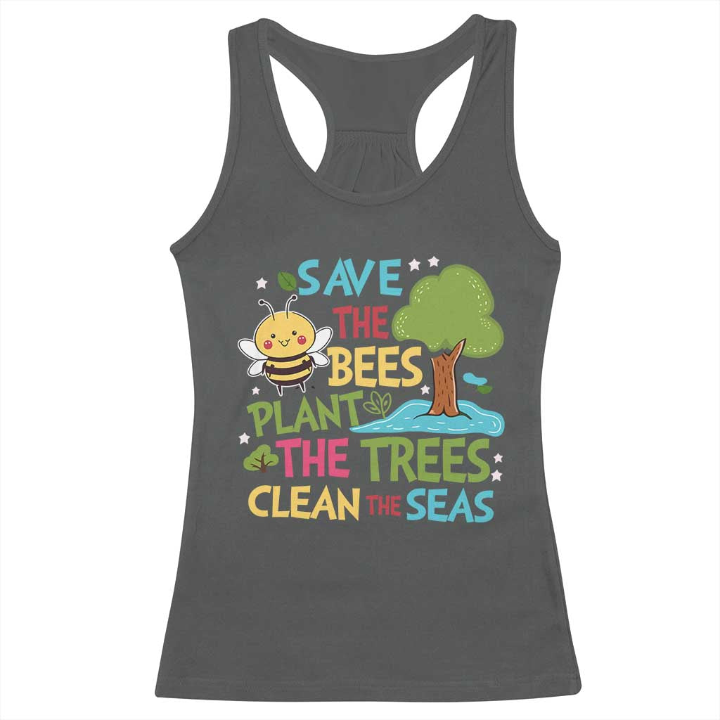 Earth Day Racerback Tank Top Funny Awesome Environmental Nature Recycling