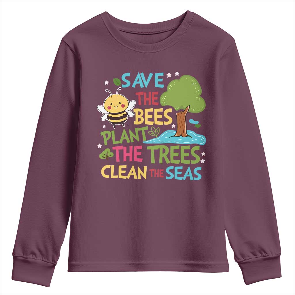 Earth Day Youth Sweatshirt Funny Awesome Environmental Nature Recycling