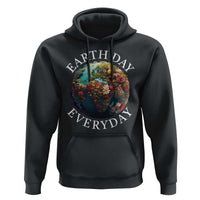 Earth Day Everyday Hoodie With Floral Nature Lover Climate Change