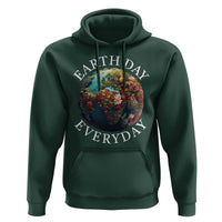 Earth Day Everyday Hoodie With Floral Nature Lover Climate Change