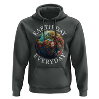 Earth Day Everyday Hoodie With Floral Nature Lover Climate Change