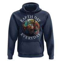 Earth Day Everyday Hoodie With Floral Nature Lover Climate Change
