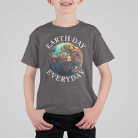 Earth Day Everyday T Shirt For Kid With Floral Nature Lover Climate Change