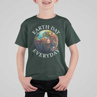 Earth Day Everyday T Shirt For Kid With Floral Nature Lover Climate Change