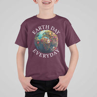 Earth Day Everyday T Shirt For Kid With Floral Nature Lover Climate Change