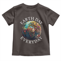 Earth Day Everyday Toddler T Shirt With Floral Nature Lover Climate Change