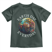 Earth Day Everyday Toddler T Shirt With Floral Nature Lover Climate Change