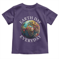 Earth Day Everyday Toddler T Shirt With Floral Nature Lover Climate Change