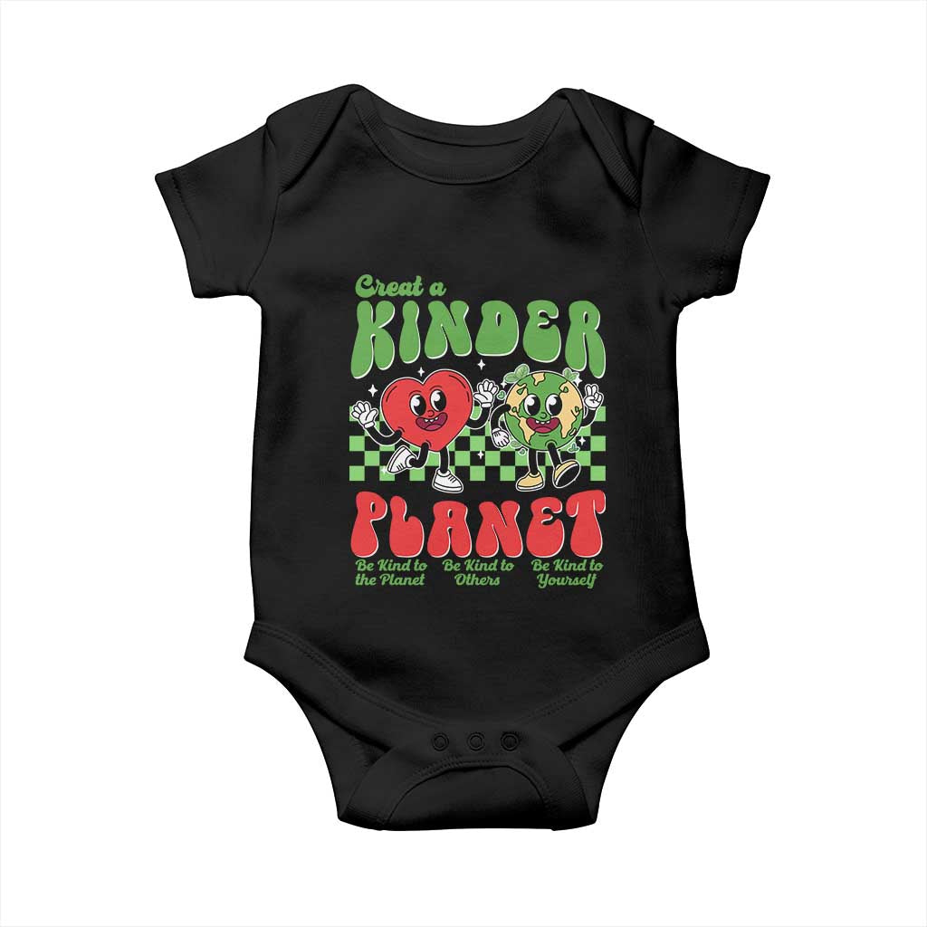 Earth Day Baby Onesie Create A Kinder Planet Be Kind Earth