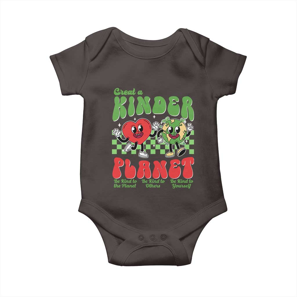 Earth Day Baby Onesie Create A Kinder Planet Be Kind Earth