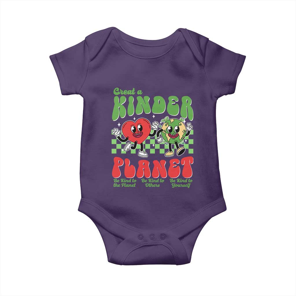 Earth Day Baby Onesie Create A Kinder Planet Be Kind Earth