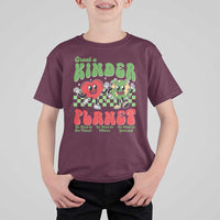 Earth Day T Shirt For Kid Create A Kinder Planet Be Kind Earth