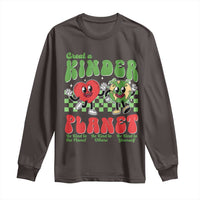 Earth Day Long Sleeve Shirt Create A Kinder Planet Be Kind Earth