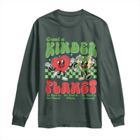 Earth Day Long Sleeve Shirt Create A Kinder Planet Be Kind Earth