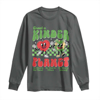Earth Day Long Sleeve Shirt Create A Kinder Planet Be Kind Earth