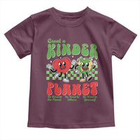 Earth Day Toddler T Shirt Create A Kinder Planet Be Kind Earth