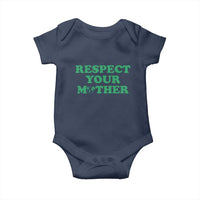 Earth Day Baby Onesie Respect Your Mother Environmental Recycling