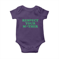 Earth Day Baby Onesie Respect Your Mother Environmental Recycling
