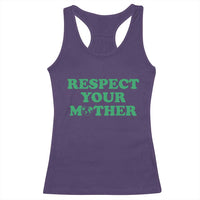 Earth Day Racerback Tank Top Respect Your Mother Environmental Recycling
