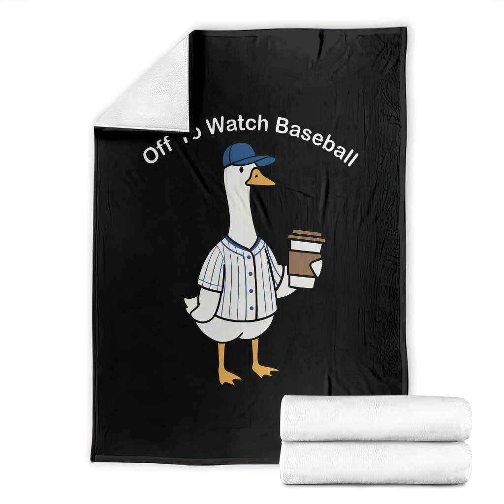 Funny Baseball Mom Goose Throw Blanket Funny Sports Game Day