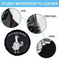 Funny Baseball Mom Goose Spare Tire Cover Funny Sports Game Day