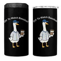 Funny Baseball Mom Goose 4 in 1 Can Cooler Tumbler Funny Sports Game Day