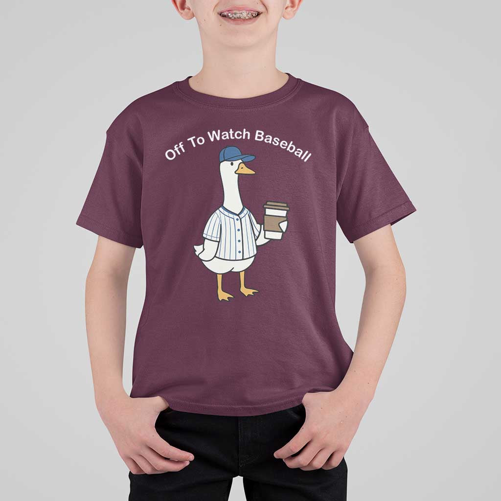 Funny Baseball Mom Goose T Shirt For Kid Funny Sports Game Day
