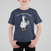 Funny Baseball Mom Goose T Shirt For Kid Funny Sports Game Day
