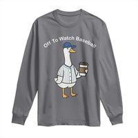 Funny Baseball Mom Goose Long Sleeve Shirt Funny Sports Game Day