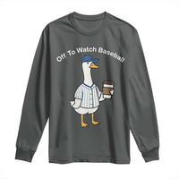 Funny Baseball Mom Goose Long Sleeve Shirt Funny Sports Game Day