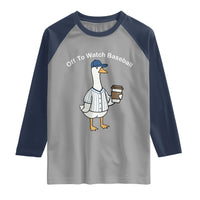 Funny Baseball Mom Goose Raglan Shirt Funny Sports Game Day