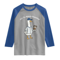 Funny Baseball Mom Goose Raglan Shirt Funny Sports Game Day
