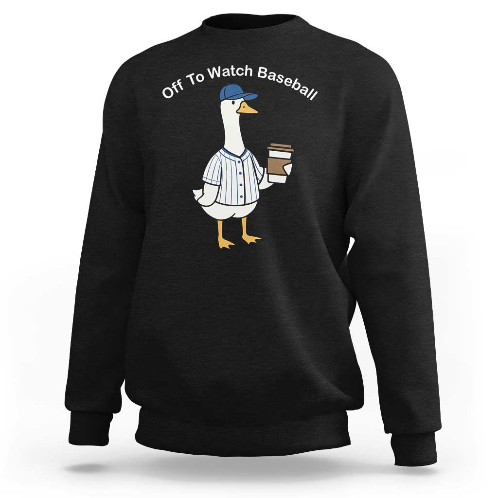 Funny Baseball Mom Goose Sweatshirt Funny Sports Game Day