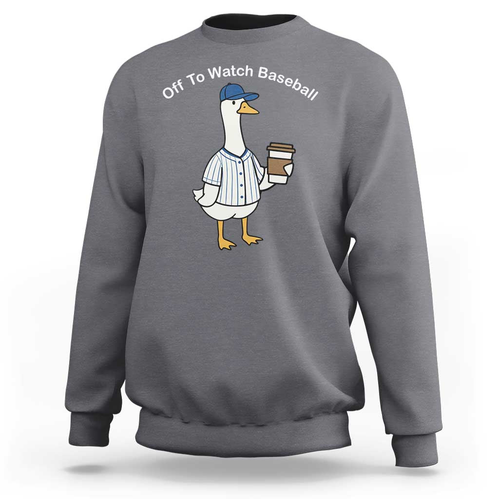 Funny Baseball Mom Goose Sweatshirt Funny Sports Game Day