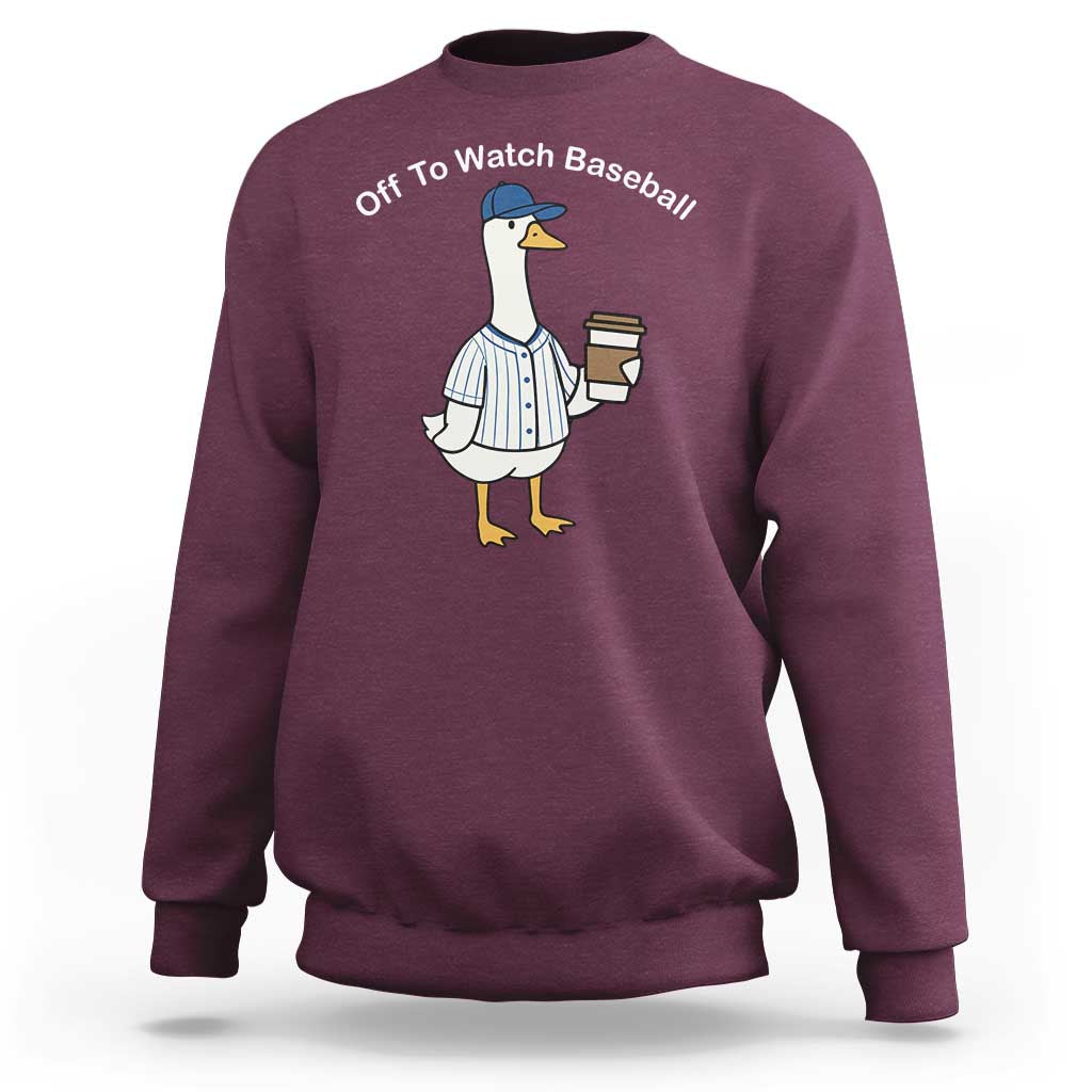Funny Baseball Mom Goose Sweatshirt Funny Sports Game Day