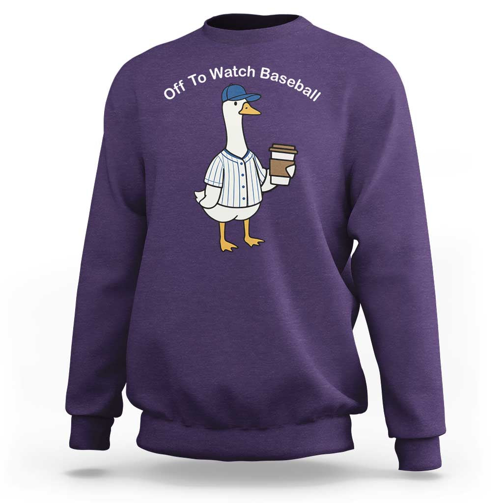 Funny Baseball Mom Goose Sweatshirt Funny Sports Game Day