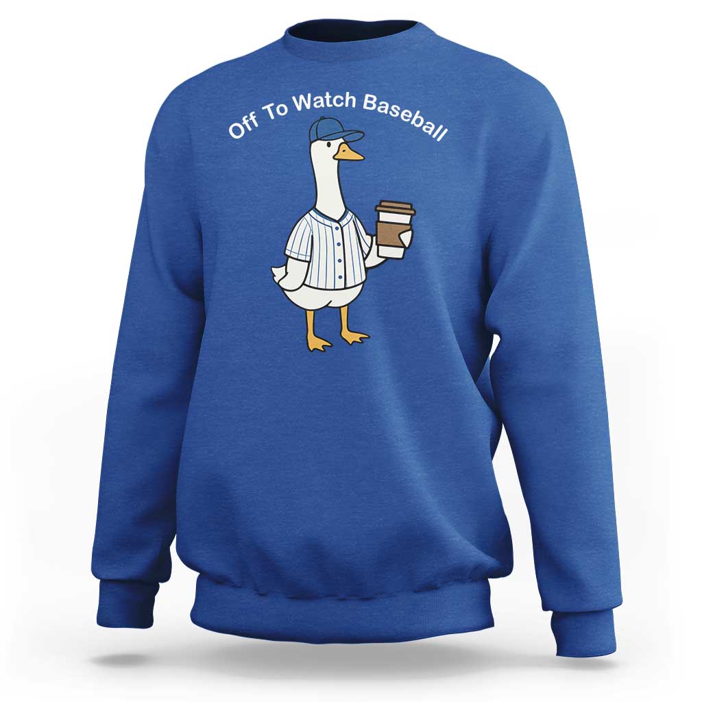 Funny Baseball Mom Goose Sweatshirt Funny Sports Game Day