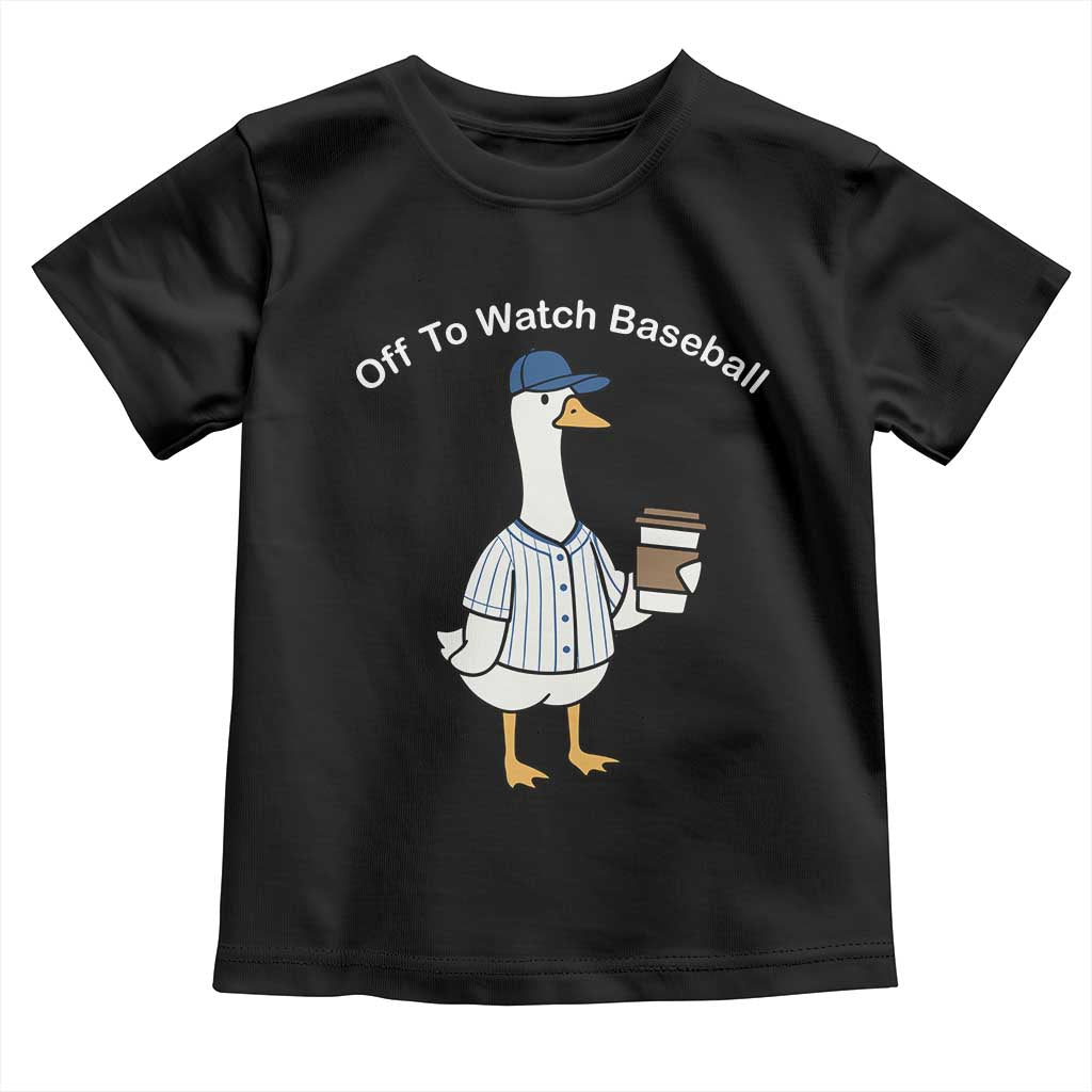 Funny Baseball Mom Goose Toddler T Shirt Funny Sports Game Day