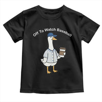 Funny Baseball Mom Goose Toddler T Shirt Funny Sports Game Day