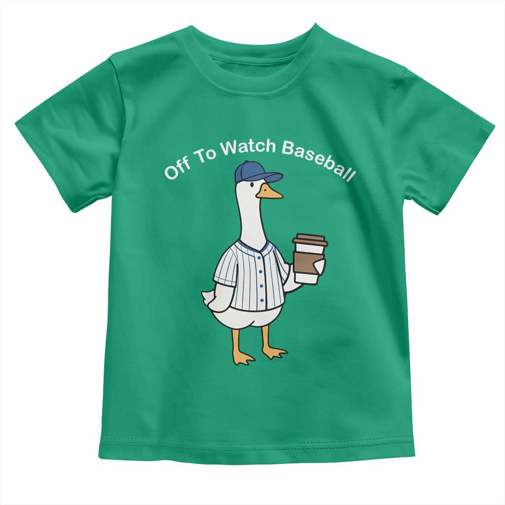 Funny Baseball Mom Goose Toddler T Shirt Funny Sports Game Day
