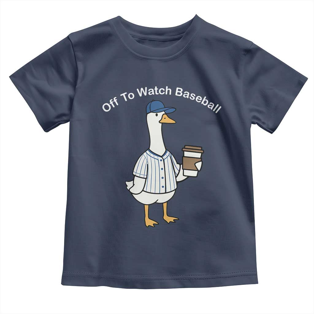 Funny Baseball Mom Goose Toddler T Shirt Funny Sports Game Day