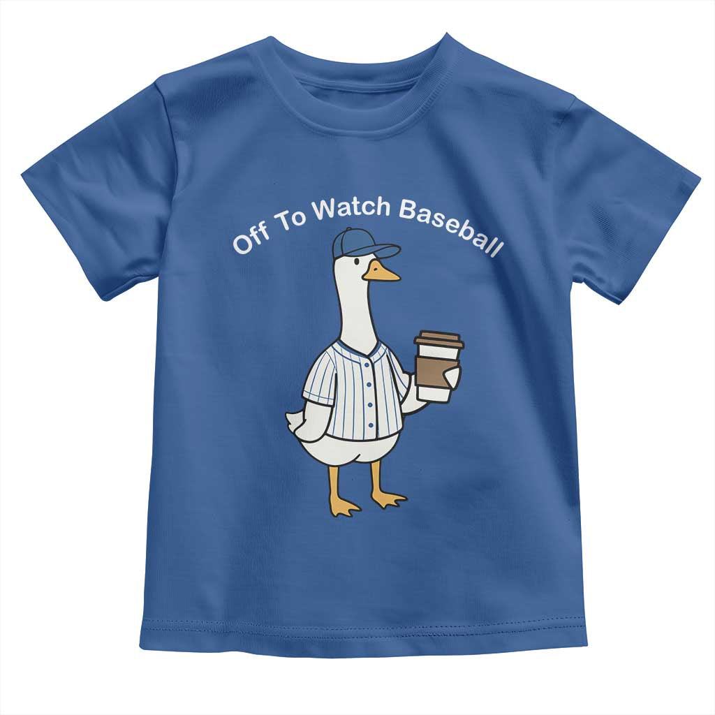 Funny Baseball Mom Goose Toddler T Shirt Funny Sports Game Day