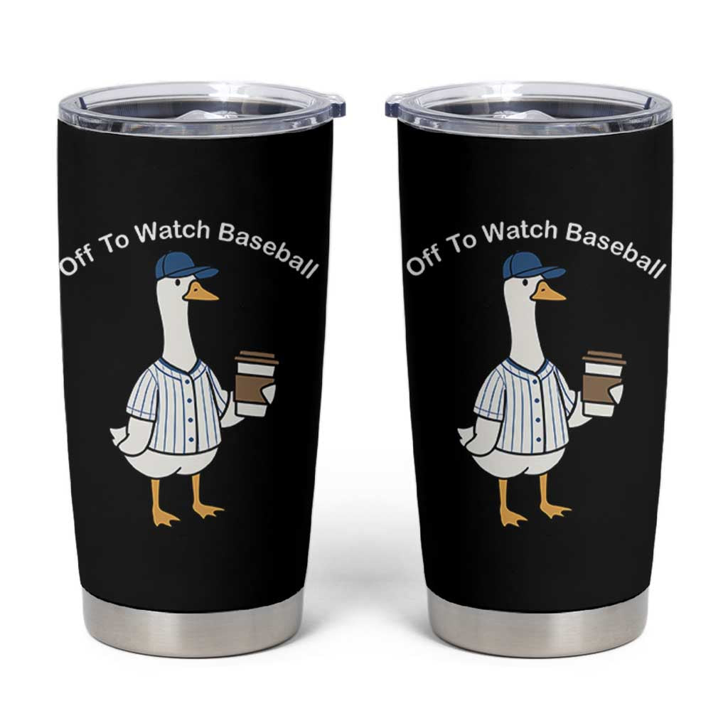 Funny Baseball Mom Goose Tumbler Cup Funny Sports Game Day