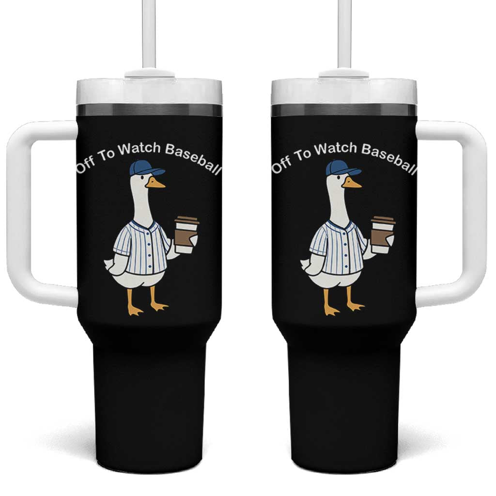 Funny Baseball Mom Goose Tumbler With Handle Funny Sports Game Day