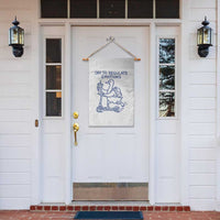 Funny Goose Psychologist Garden Flag Off To Regulate Emotions Mental Health Counselor