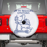 Funny Goose Psychologist Spare Tire Cover Off To Regulate Emotions Mental Health Counselor