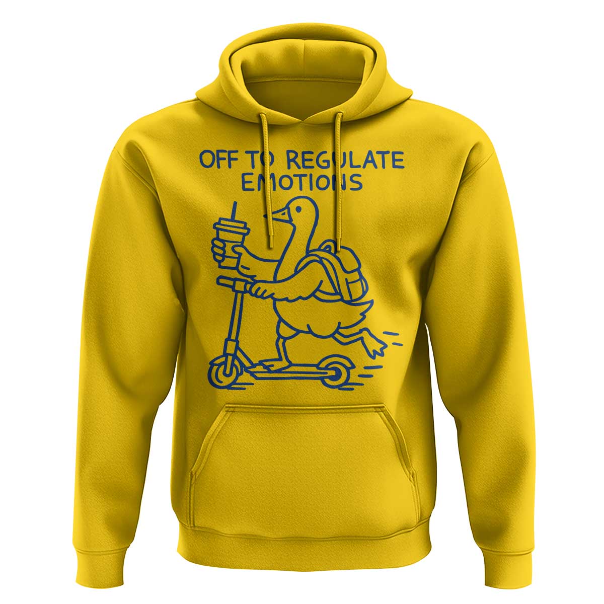 Funny Goose Psychologist Hoodie Off To Regulate Emotions Mental Health Counselor